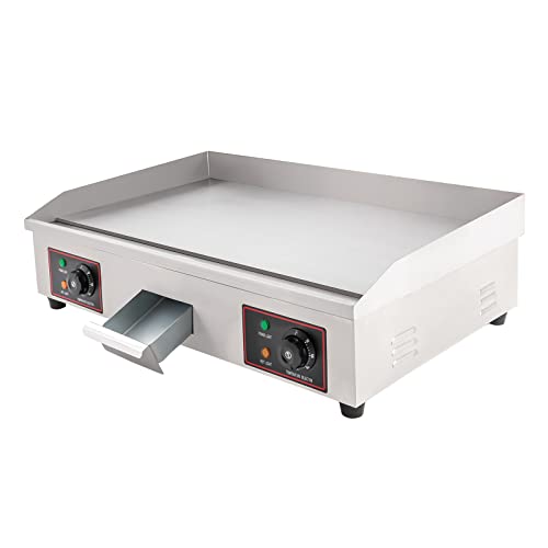 3000W Commercial Electric Flat Top Griddle Countertop Teppanyaki Grill - color: 3000W, 28.7"x15.7"