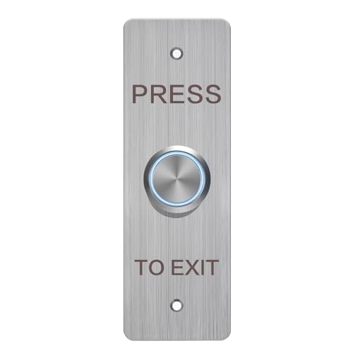 Door Access Control System Kit Set with 280kg/600lbs Electric Magnetic Lock, RFID Keypad, Two Remotes,DC12V/5A Power Supply,Stainless Steel Push to Exit Button， 5pcs RFID EM ID Card (C60-Kits) - color: C60-Kits