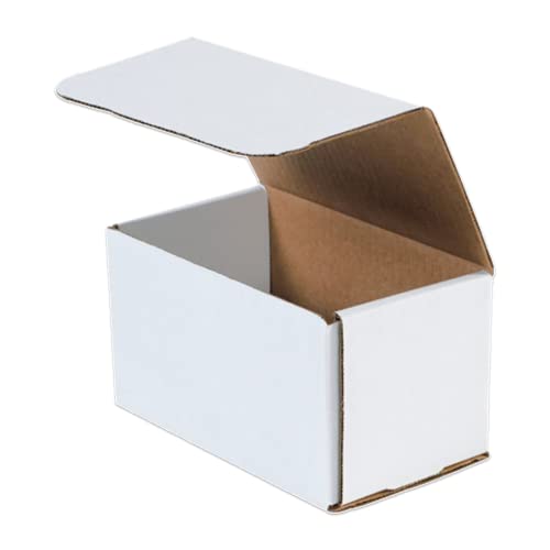 BOX USA Shipping Boxes Small 7"L x 4"W x 4"H 50-Pack - Corrugated Cardboard Box for Shipping, Mailing, Packing, Packaging and Storage - size: 7x4x4