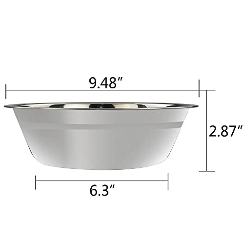 Stainless Steel Mixing Bowls, Metal Mixing Bowls Set, Set of 4