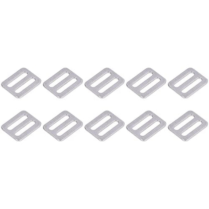 316 Stainless Steel Tri-Glide Sliders 1 Inch, Slide Buckle Strap Adjuster Slider, Adjustable Buckle Fasteners for Backpack Pet Collars Straps Outdoors Diving Marine