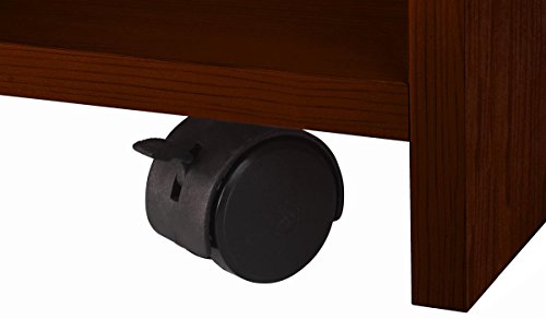Displays2go Hostess Station, Mahogany - color: Mahogany