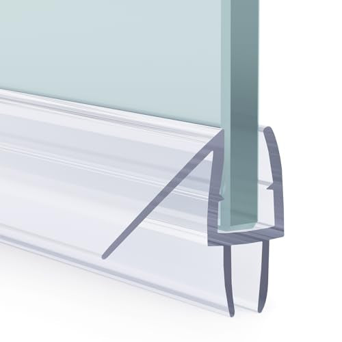 AmazerBath 3-Pack 15.75" Shower Door Bottom Seal Strip for 1/4"(6mm) Glass - style: Bottom Seal 1/4