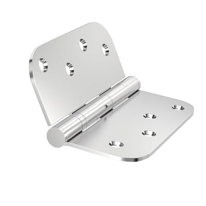Ball Bearing Door Hinges, 4x4 Inch Stainless Steel Brushed Nickel, 3 Pack - color: 3 Pack Stainless Steels, size: 4 inch - 3 pack