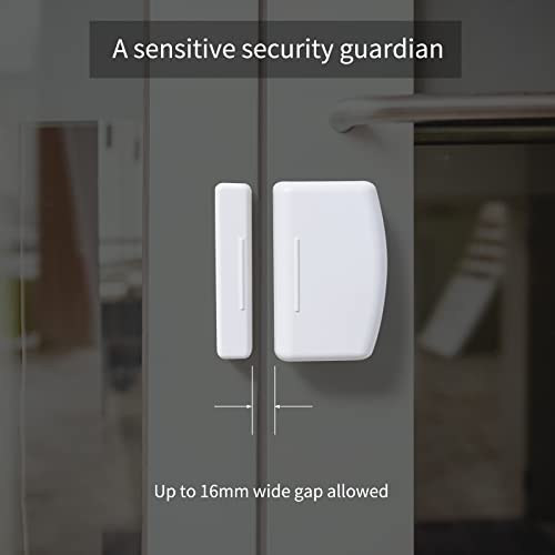 THIRDREALITY Zigbee Contact Sensor 4 Pack, Door and Window Monitor, Home Automation,Works with Home Assistant,SmartThings,Aeotec,Homey,Hubitat or Echo Devices with Build-in Zigbee Hub,hub Required - style: Door Sensor 4 Pack