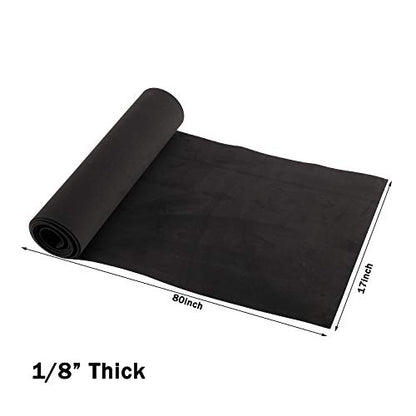 Artilife Closed Cell Foam Roll, Easy to Cut into Foam Sheets & Foam Pads for Sound Insulation, Cushion & DIY Projects (1/8" T x 17" W x 80" L) - size: 1/8" T x 17" W x 80" L