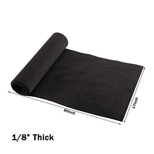 Artilife Closed Cell Foam Roll, Easy to Cut into Foam Sheets & Foam Pads for Sound Insulation, Cushion & DIY Projects (1/8" T x 17" W x 80" L) - size: 1/8" T x 17" W x 80" L