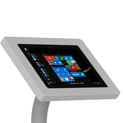 VidaMount Light Grey Enclosure and Floor Stand [Bundle] Compatible with Surface Go, Go 2, Go 3 & Go 4 - color: Light Grey, size: Surface Go, Go 2, Go 3 & Go 4