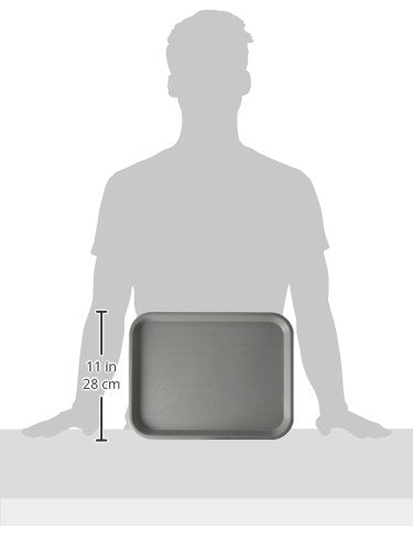 Winco Fast Food Tray, 10-Inch by 14-Inch, Gray - color: Gray, size: 10" x 14"