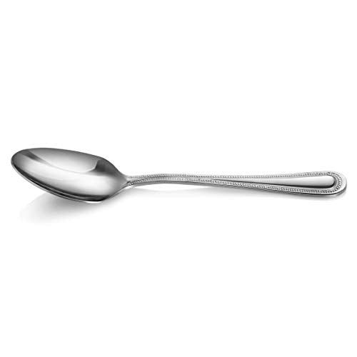 New Star Foodservice Bead Pattern 18/0 Stainless Steel Teaspoon, 6.3-Inch, Set of 12, Commercial Grade - size: Teaspoon (6.3-Inch)