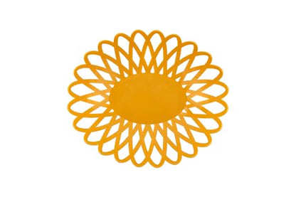 G.E.T. 10" x 8 1/4" Oval Plastic Serving Basket (Set of 4) - color: Yellow, size: 10" x 8.25", style: Set of 4