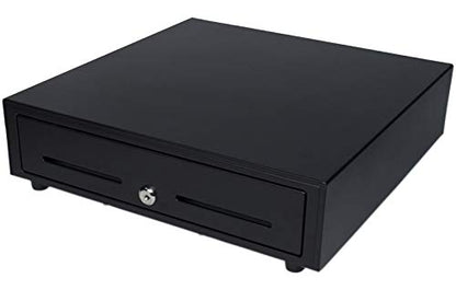 Star Micronics CD3-1313 4 Bill / 5 Coin Value Series Mini Cash Drawer with 2 Media Slots and Included Cable (13" x 13") - Black - color: Black