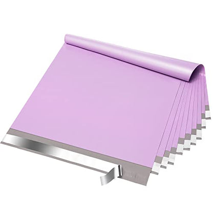 Fuxury Large Poly Mailers 24x24" 300 Pcs, Bulk Shipping Bags for Clothing - color: Light Purple, size: 24x24" 300pcs