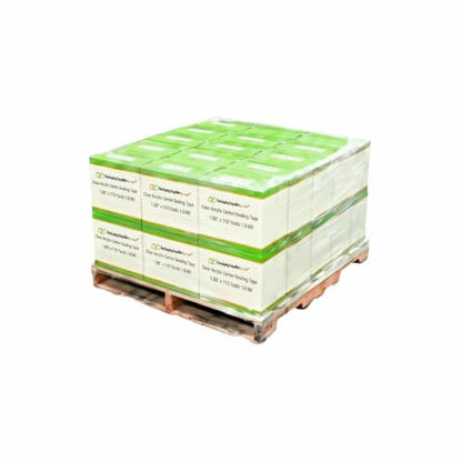 PSBM Clear Packing Tape, 2700 Rolls 1.6 Mil 1.88 Inch 110 Yards Per Roll, Heavy Duty Tape for Packaging, Shipping, Moving & Sealing - size: 2700 Rolls