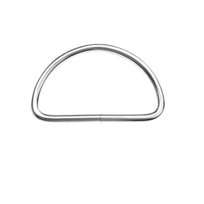 CooBigo 30 Pack 2" Dee Rings D-Ring Metal Buckle Strap Sewing Accessories FLQ016 - color: Silver, size: 2 Inch