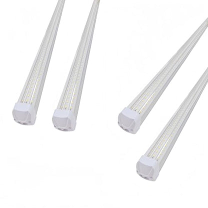 4FT LED Shop Light Fixture, 6000K Linkable Work Light, 4 Pack - size: 4pcs-4FT-6000K White