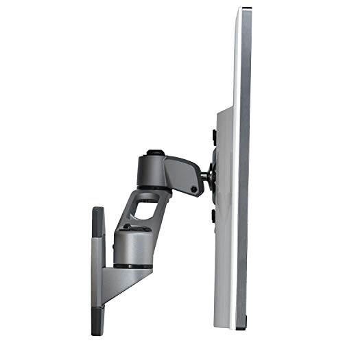 StarTech Wall Mount Monitor Arm 12in to 34in, 30.9lb/14kg, Swivel, Silver - color: Silver, style: Single-Swivel