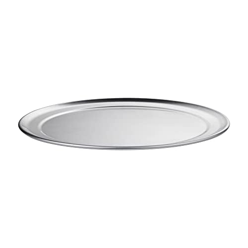 Restaurantware Met Lux 10 Inch Commercial Pizza Pan 1 Coupe Style Pizza Cooking Tray - Heavy-Duty 18-Gauge Aluminum Round Baking Tray Oven-Baking For Pizzas & More - size: 10"