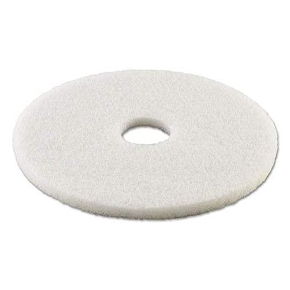 Boardwalk 4012WHI Standard 12-Inch Diameter Polishing Floor Pads White 5/Carton
