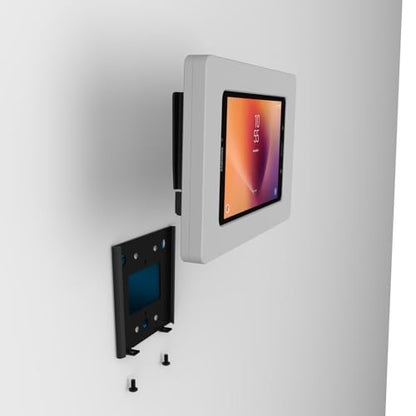 VidaMount Light Grey Enclosure and Fixed VESA Slim Wall Mount [Bundle] Compatible with Samsung Galaxy Tab A 8.0 (2017) - color: Light Grey, size: Galaxy Tab A 8.0 (2017)