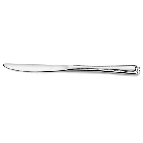 New Star Foodservice Bead Pattern Stainless Steel Dinner Knife, 8.5-Inch, Set of 12, Commercial Grade (Pack of 3) - size: 7.9" (Pack of 3)