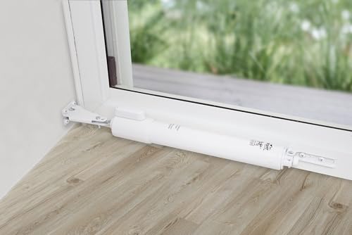 Wright Products EZ-Hold Heavy Duty Pneumatic Storm Door Closer, White - color: White