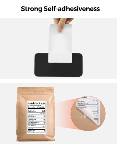 MUNBYN 3x5 Thermal Labels, 500 Sheets/1 Stcak, White - color: White, size: 3x5"