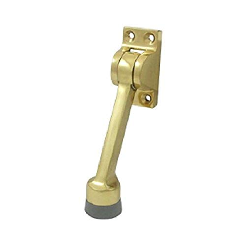 Deltana DHK4U3 Solid Brass 4-Inch Kick Down Holder - color: Polished Brass