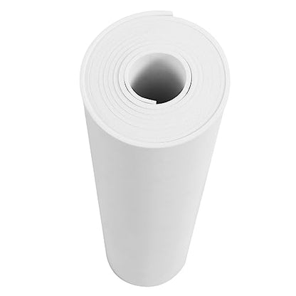 AMZQNART 5mm EVA Foam Sheets Rolls for Crafts White Cosplay Foam 16x59in - color: 16×59in White, size: 5mm-Thick