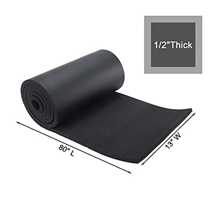 Artilife Closed Cell Foam Roll, Easy to Cut into Foam Sheets & Foam Pads for Sound Insulation, Cushion & DIY Projects (1/2" T x 13" W x 80" L) - size: 1/2" T x 13" W x 80" L