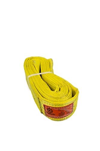Kennedy Wire Rope & Sling Co. 3" x 14' 2-Ply Twist Eye Polyester Lifting Sling (Various Sizes in Listing) Made in The USA - color: 3" 2-Ply Twist Eye (Type 4), size: 3" x 14'