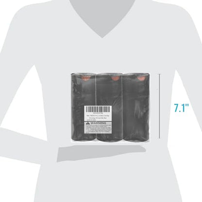 BEIDOU-PAC 4-6 Gallon Trash Bags Drawstring, 75 Count Bulk, Black & Unscented Multi-purpose Garbage Bags for Business Home Bathroom Kitchen Commercial and Industrial - style: 4-6 Gallon |75 Count