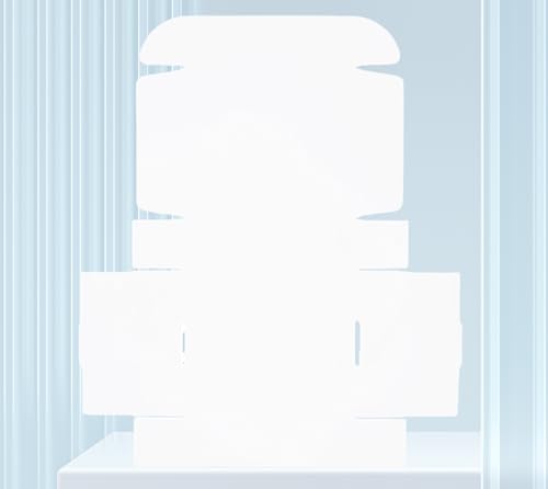 8x6x4 inch Small White Mailers Boxes Set of 10 - size: 8x6x4 inch