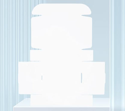 8x6x4 inch Small White Mailers Boxes Set of 10 - size: 8x6x4 inch