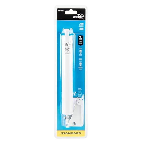 Wright Products Adjustable Pneumatic Screen and Storm Door Closer, White