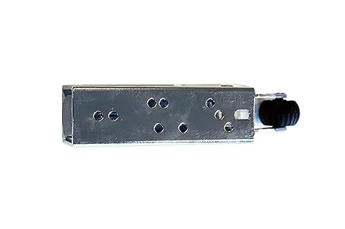 Kason 1092 Polished Chrome Hydraulic Door Closer, Flush to 3/4" Hook, and Hardware KIT