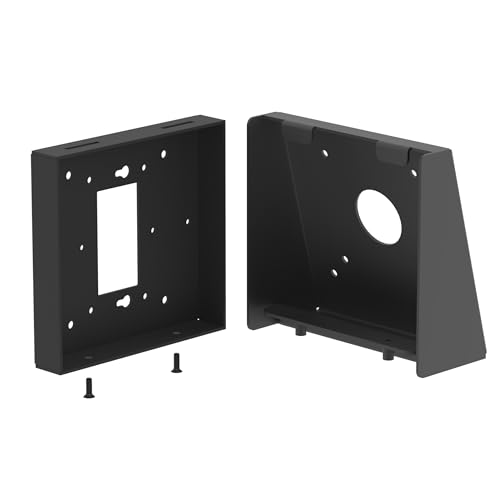 VidaMount Black Open Enclosure and Fixed Tilted 15° Desk/Surface Mount [Bundle] Compatible with Samsung Galaxy Tab Active4 Pro & Active5 Pro 10.1" - color: Black, size: Galaxy Tab Active4 Pro & Active5 Pro 10.1"
