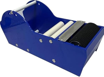 WELSTIK Water Activated Gummed Kraft Paper Tape Packaging Dispenser 3 Inch for Shipping, Carton and Box Sealing, Blue - color: Blue