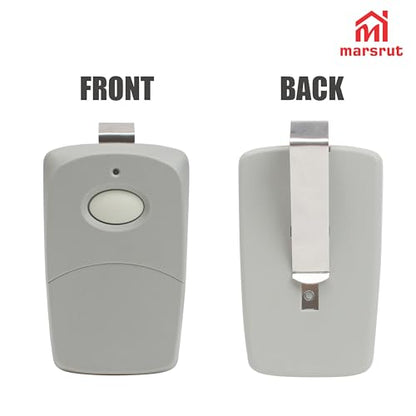 10 DIP Switch Garage Door Opener Remote, Compatible with Multi-Code 300 MHz, 308911, 3089, MCS308911, 3060, 3070, Garage Gate Replacement Transmitter, Gray