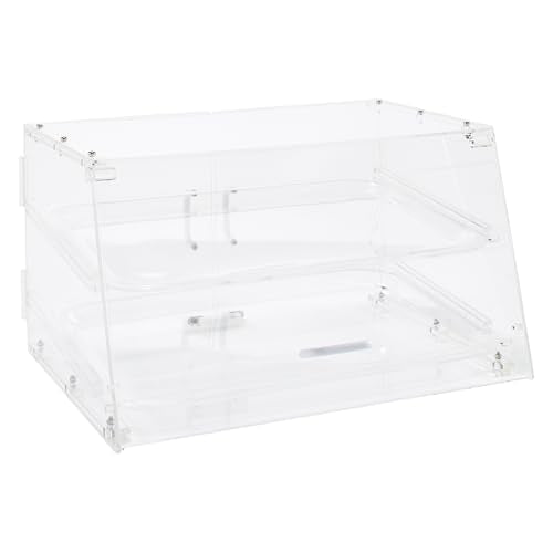 Winco 2 Tier Clear Commercial Display Case - style: 2 Tier