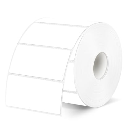 2x1 Inch Thermal Labels, White Thermal Printer Stickers, Waterproof Self-Adhesive Shipping Label Printer Sticker for Barcode, Name, Address, 300 Labels/Roll - color: White-1, size: 1*2 inch/1 roll