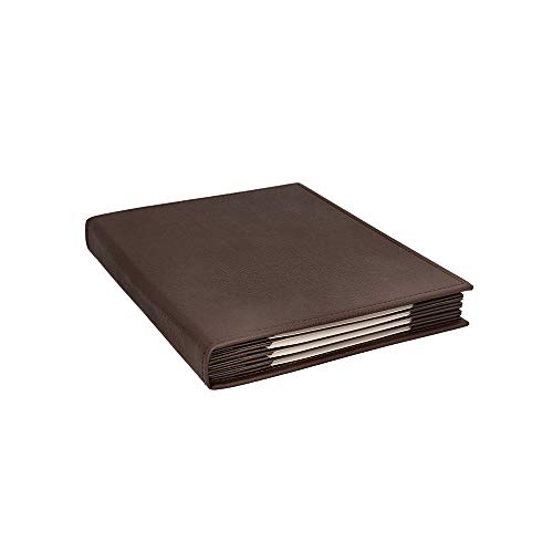 Menu Covers Made of Premium Faux Leather (10-Pack) - 8.5" X 11" - 8 Views - Brown - color: Brown, size: 8 Views
