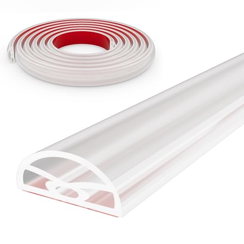 118” Transparent Shower Threshold Water Dam Stopper for Dry Wet Separation - color: Transparent, size: 118inch