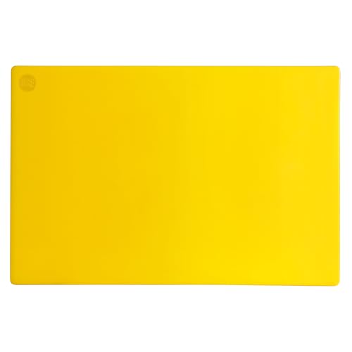 New Star Foodservice 12" x 18" Yellow Cutting Board - color: Yellow, size: 18"L x 12"W