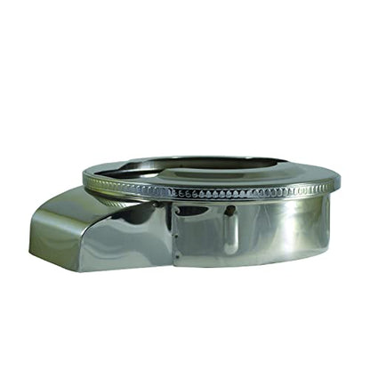 Service Ideas Airpot Coverup, 7X16, Stainless Steel, Adjustable, Polished