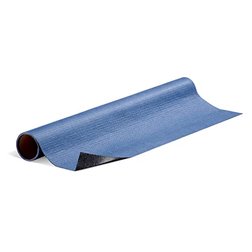 PIG Grippy Absorbent Mat by | Adhesive Backing | 40" x 32" | MAT3251, Blue - size: 32" x 40"