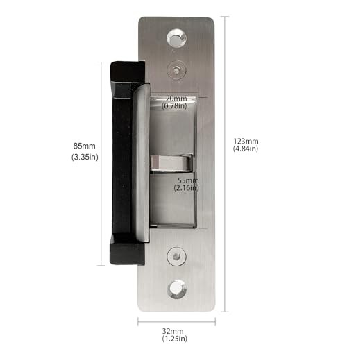 Auto Swing Door Operator Machine, Door Closer Automatic Residential Swing Open with 2PCS Exit Plastic Buttons and 1PCS Stainless Steel Lock Mode Adjustable Electric Lock