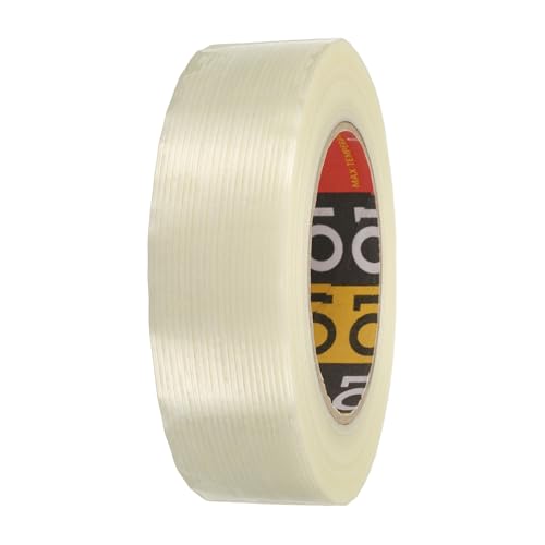 uxcell Filament Strapping Tape 1 7/16" x 54.7 Yards 5.9 Mil Heavy Duty Tape - size: 1 7/16 Inch x 54.7 Yards 5.9 Mil