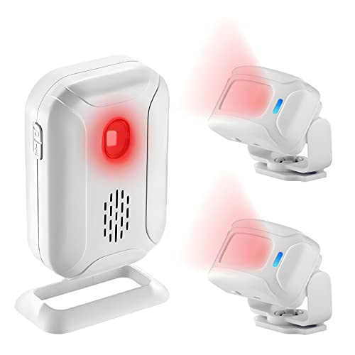 GreenCycle Motion Sensor Doorbell, Door Chime for Business Entry - color: Motion Sensor Doorbell with 2 Sensors