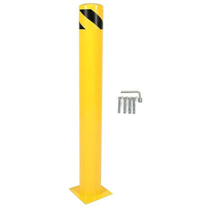 Kojem 12 Set 42 inch Steel Safety Bollard Parking Barrier Post Safety - size: 12Pcs